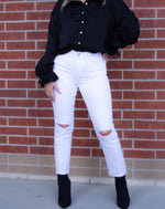 White as Snow High Rise Jeans