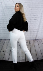 White as Snow High Rise Jeans