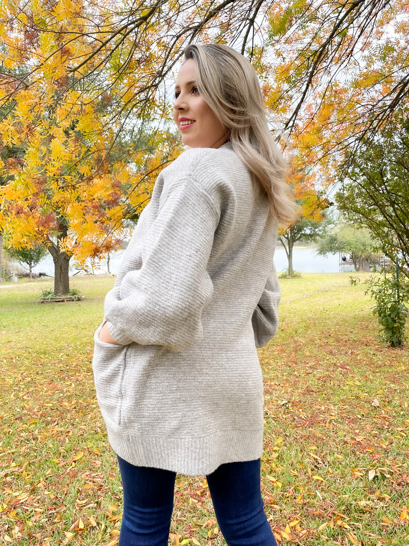 Love is Fall Sweater Cardigan