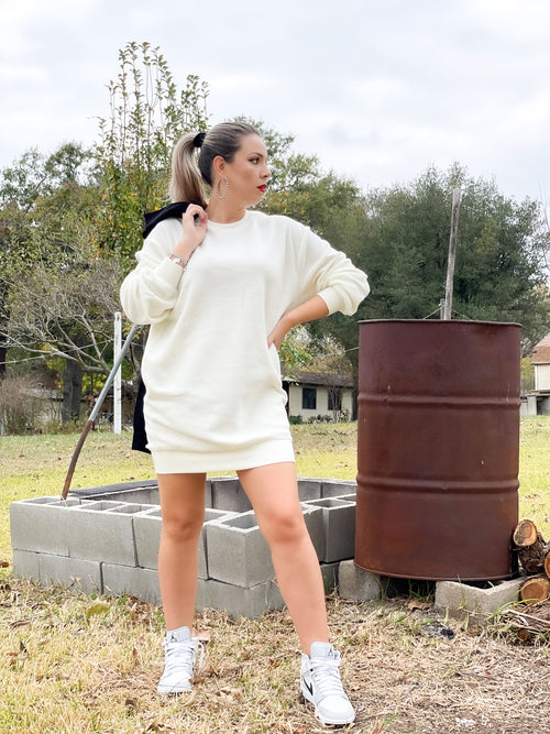 Snowflake Sweater Dress