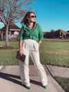 Choose to Shine Wide Leg Pants in White